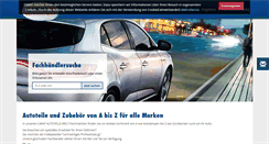 Desktop Screenshot of carat-autoteilewelt.de